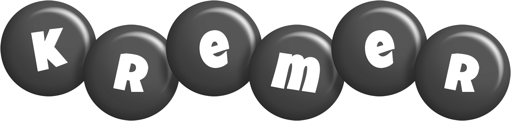 Kremer candy-black logo