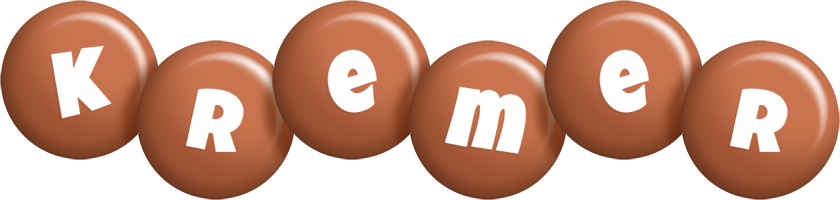 Kremer candy-brown logo