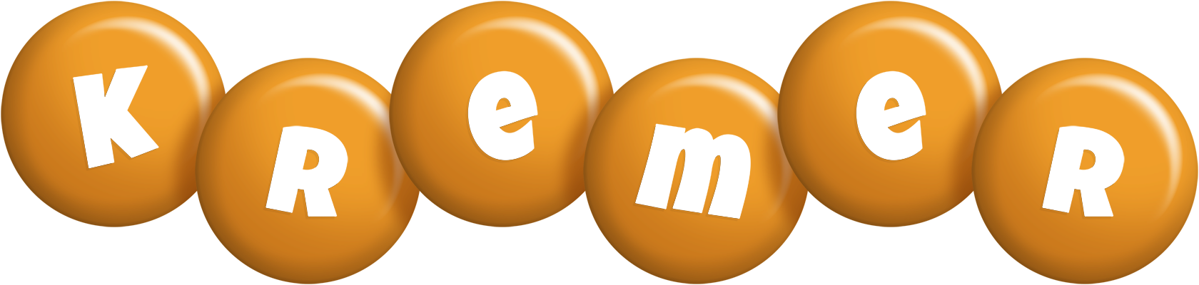 Kremer candy-orange logo