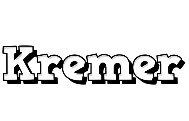 Kremer snowing logo