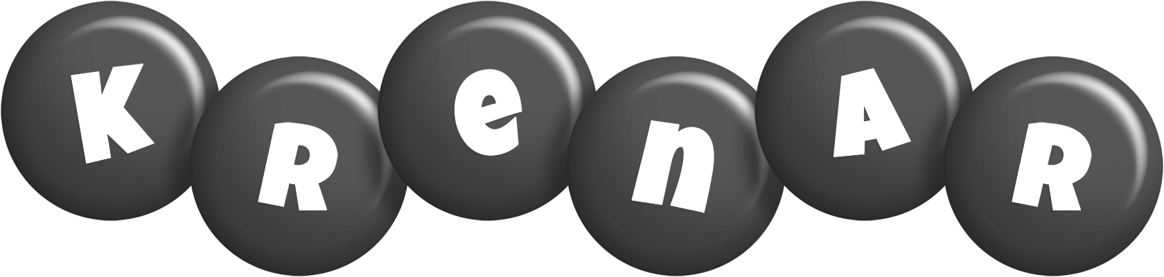 Krenar candy-black logo