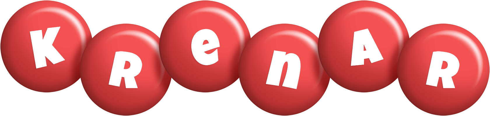 Krenar candy-red logo
