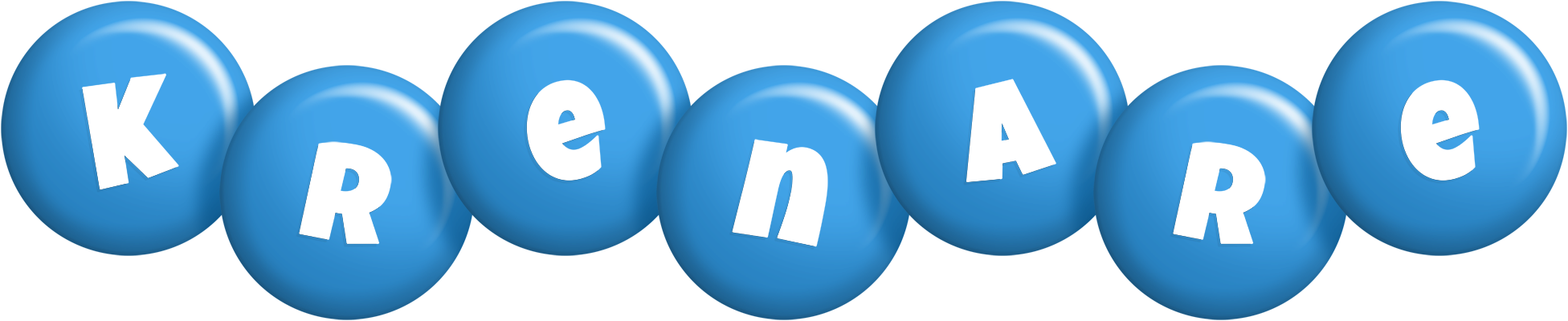 Krenare candy-blue logo