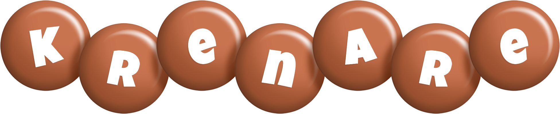 Krenare candy-brown logo
