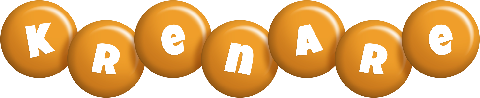 Krenare candy-orange logo