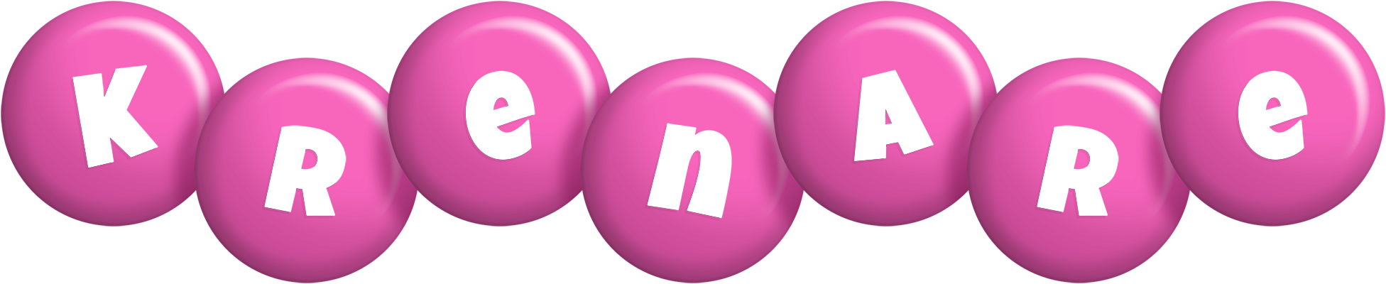 Krenare candy-pink logo