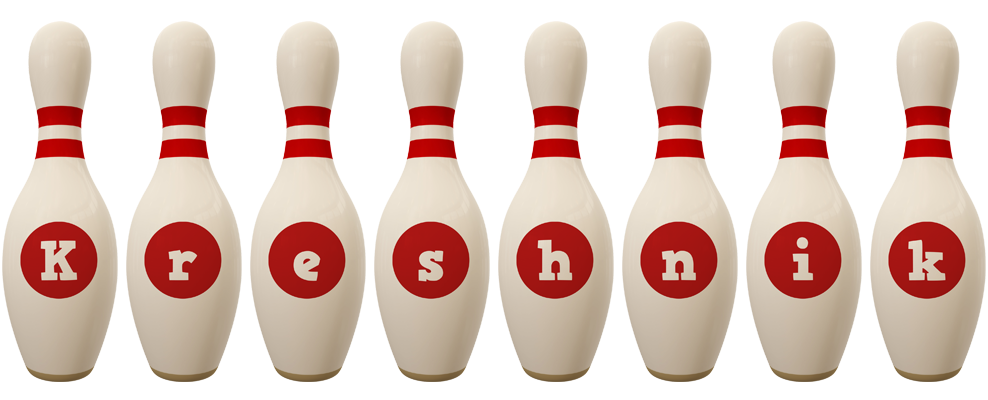 Kreshnik bowling-pin logo