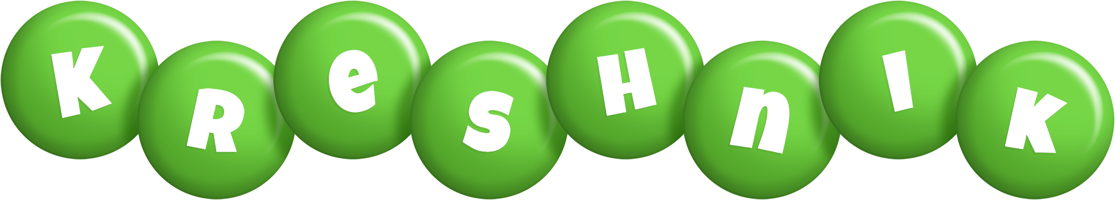 Kreshnik candy-green logo