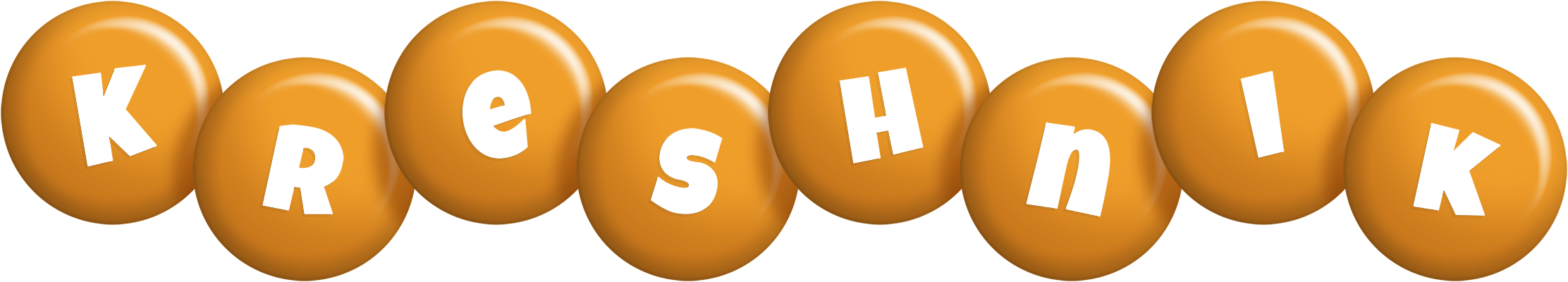 Kreshnik candy-orange logo