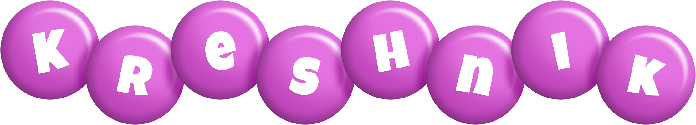 Kreshnik candy-purple logo