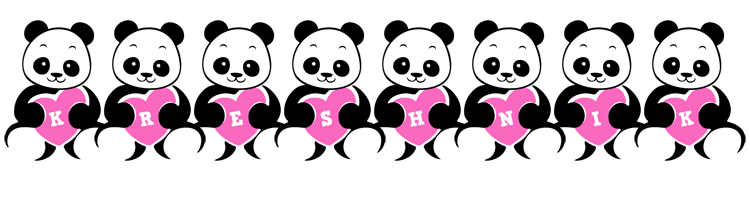 Kreshnik love-panda logo