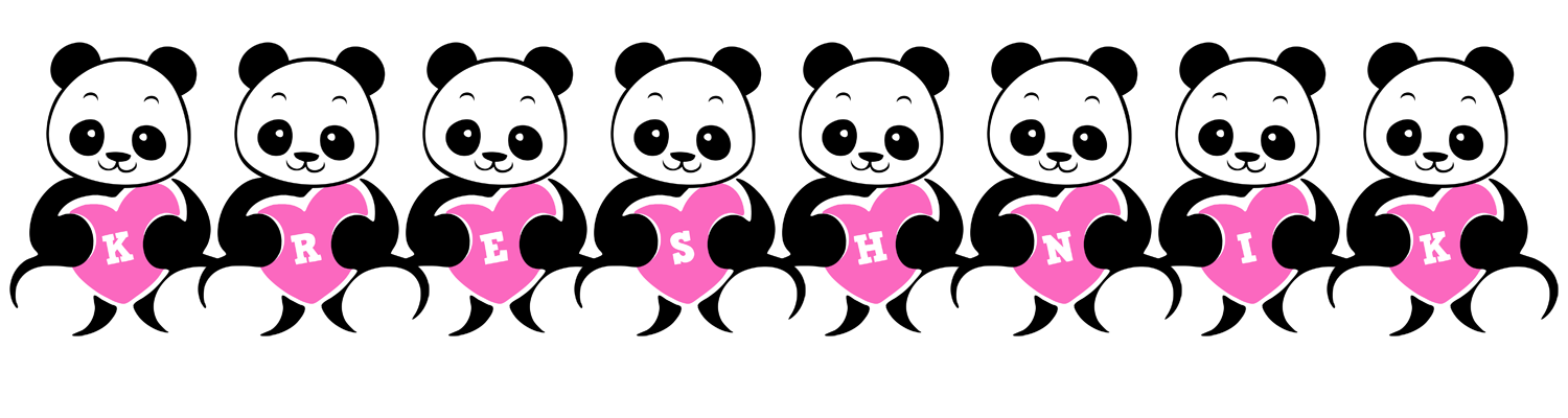Kreshnik love-panda logo