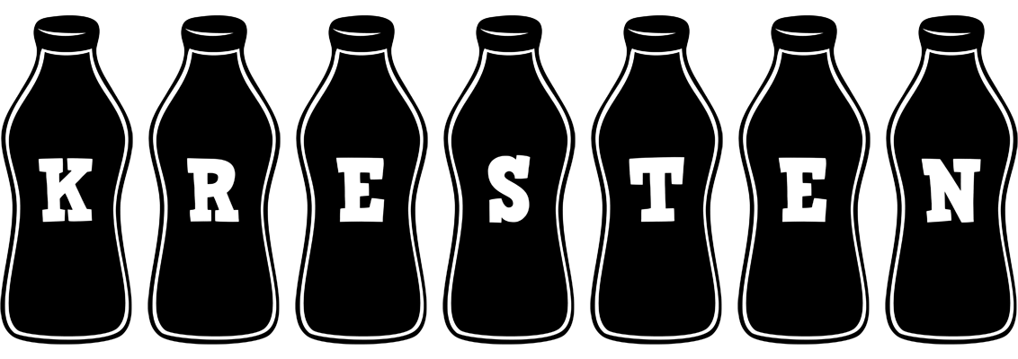 Kresten bottle logo