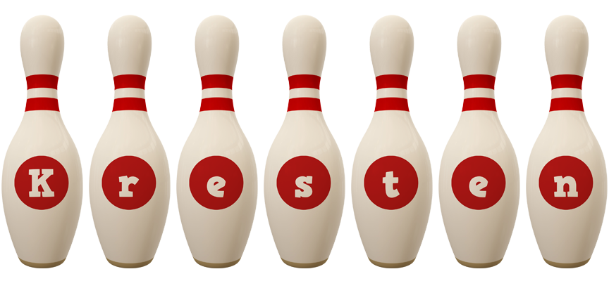 Kresten bowling-pin logo