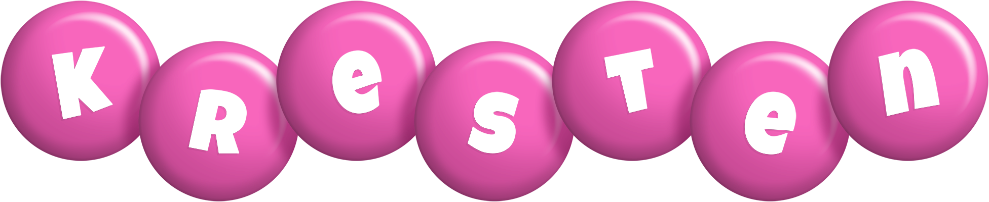 Kresten candy-pink logo