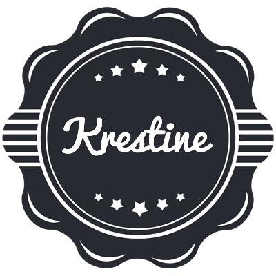 Krestine badge logo