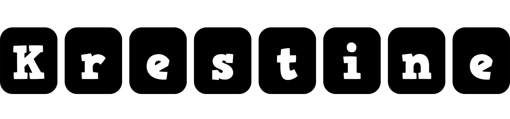 Krestine box logo