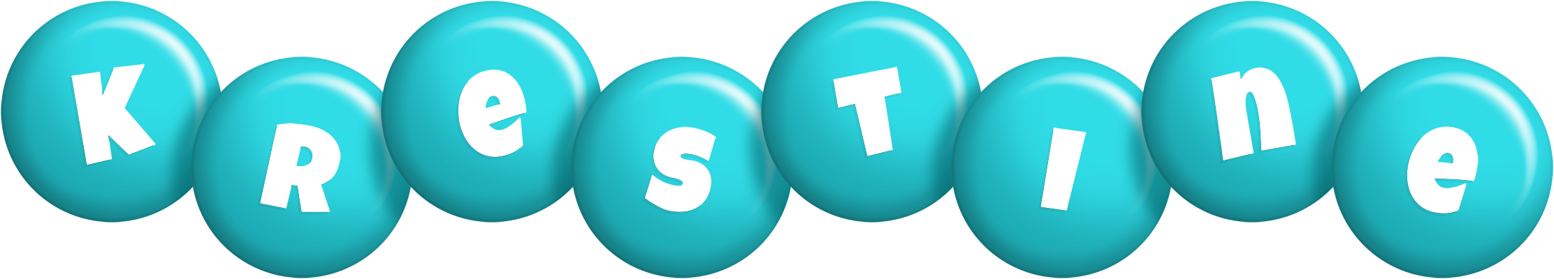 Krestine candy-azur logo