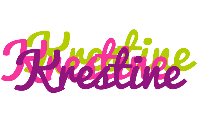 Krestine flowers logo