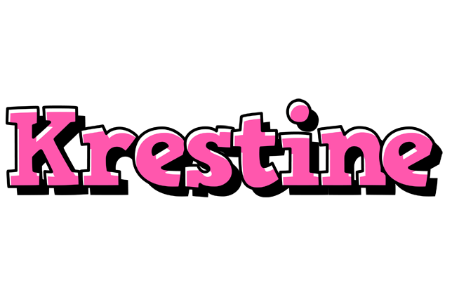 Krestine girlish logo