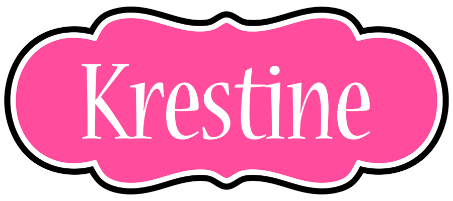 Krestine invitation logo
