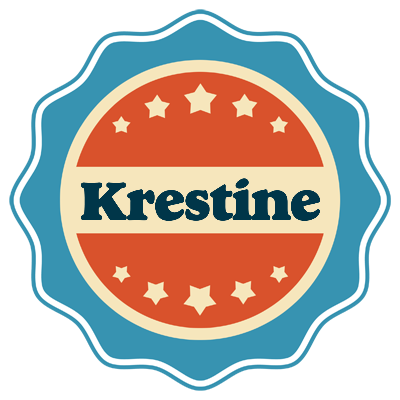 Krestine labels logo