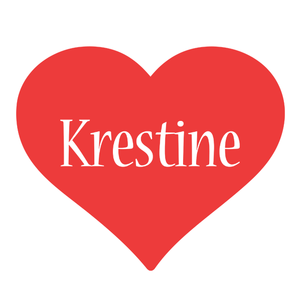 Krestine love logo