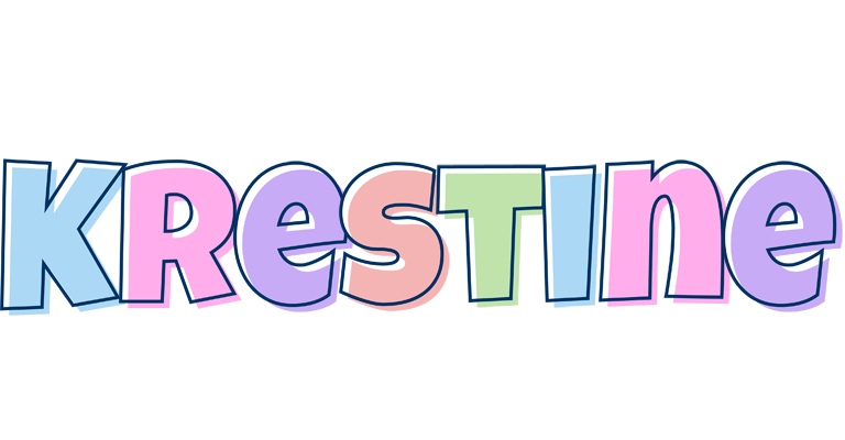 Krestine pastel logo