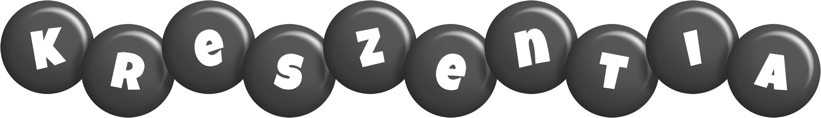 Kreszentia candy-black logo