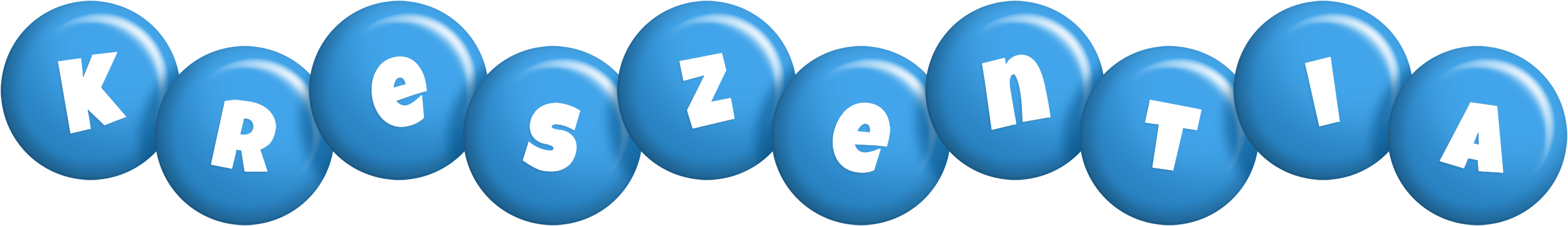 Kreszentia candy-blue logo