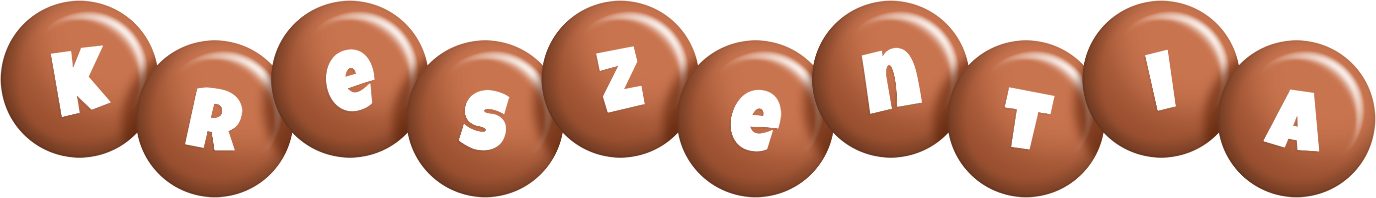 Kreszentia candy-brown logo