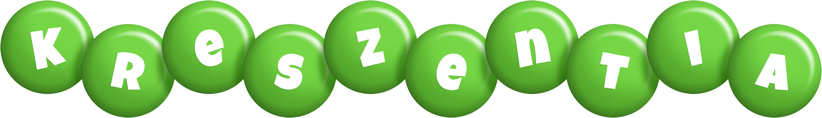 Kreszentia candy-green logo