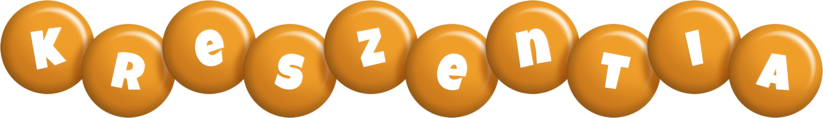 Kreszentia candy-orange logo