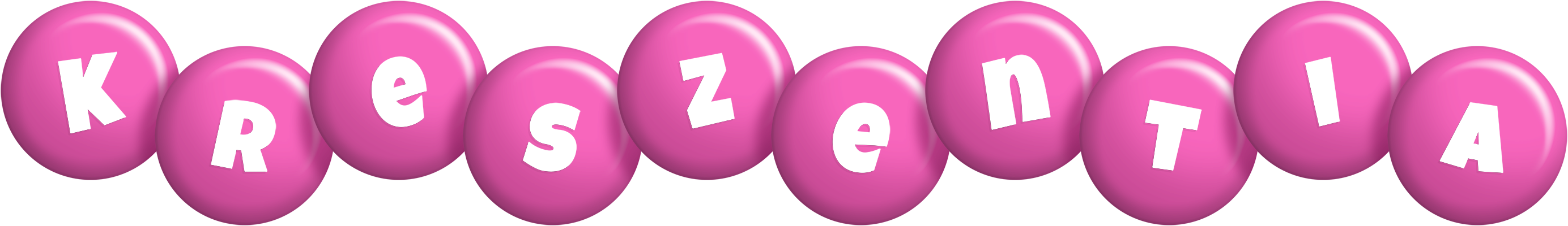 Kreszentia candy-pink logo