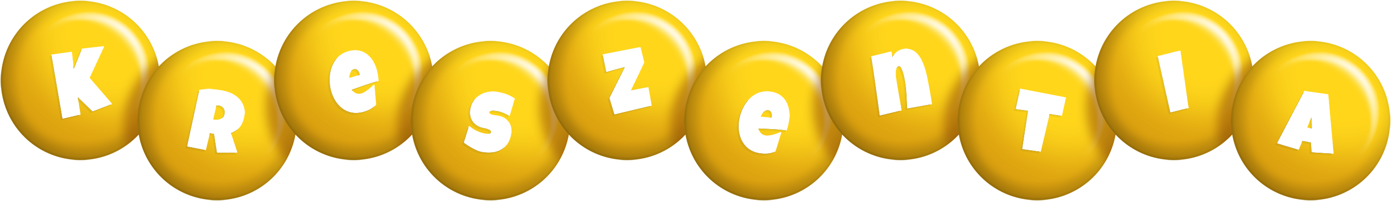 Kreszentia candy-yellow logo