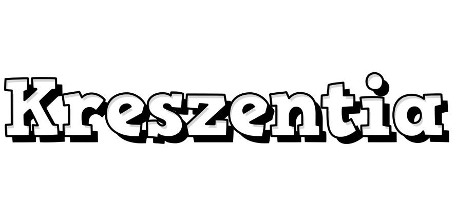 Kreszentia snowing logo