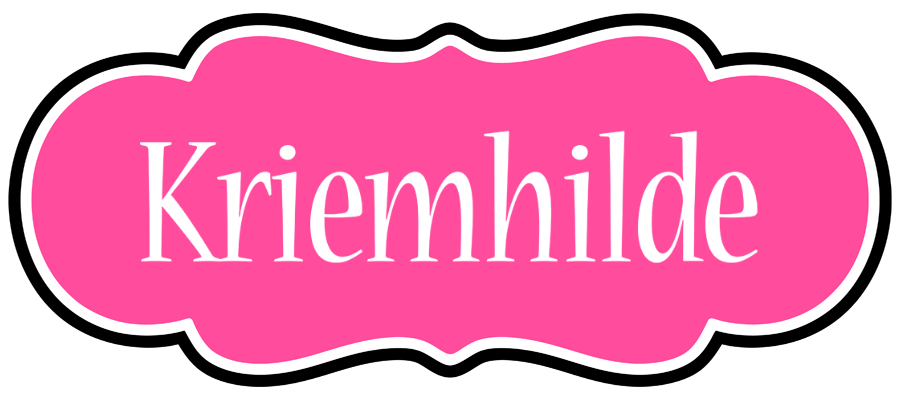 Kriemhilde invitation logo