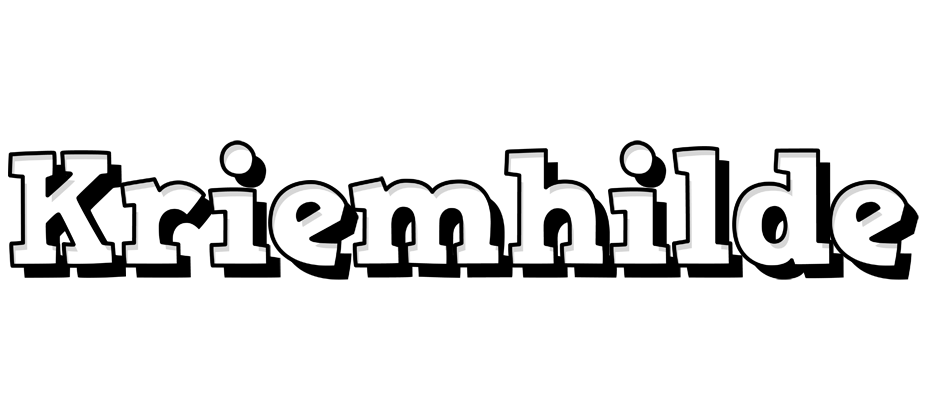 Kriemhilde snowing logo