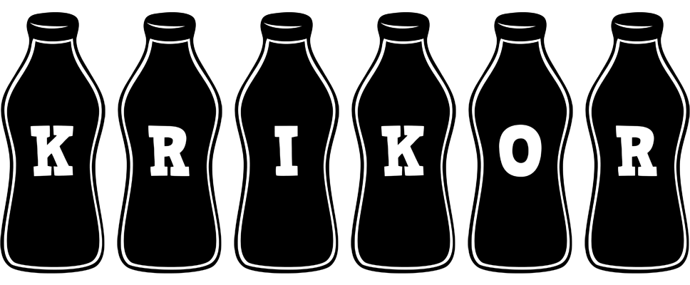 Krikor bottle logo