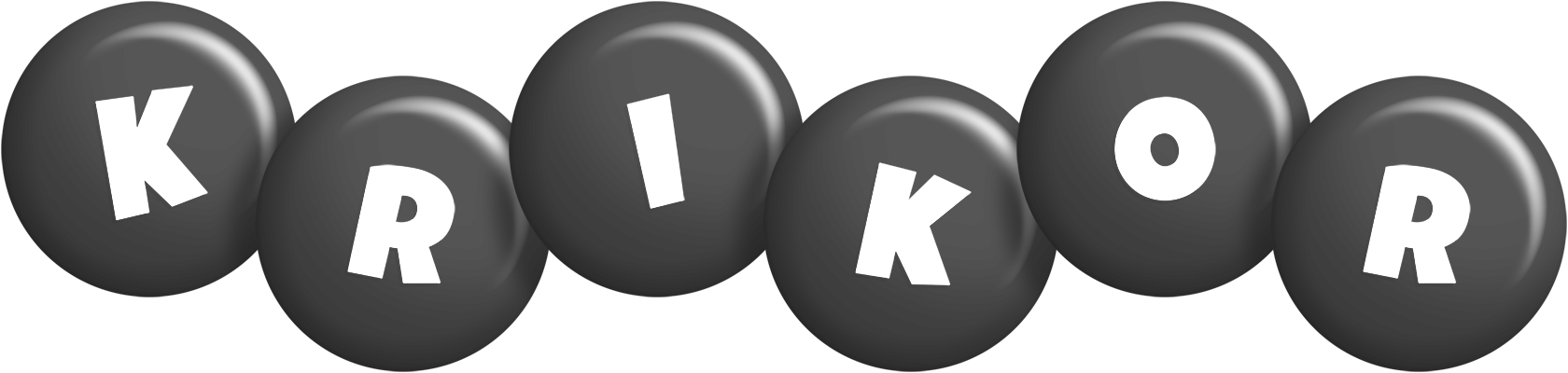 Krikor candy-black logo