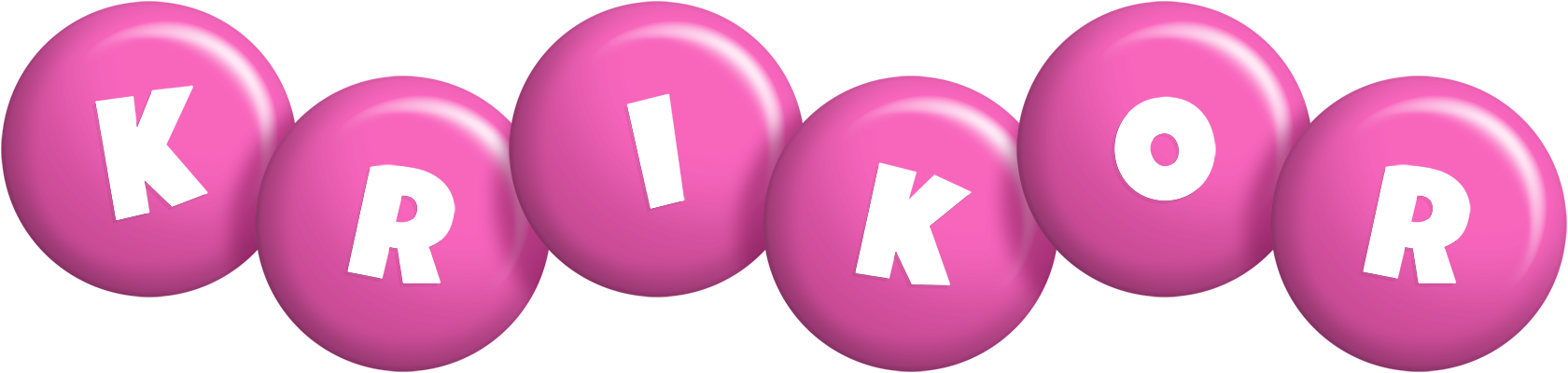 Krikor candy-pink logo