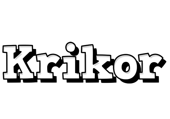 Krikor snowing logo
