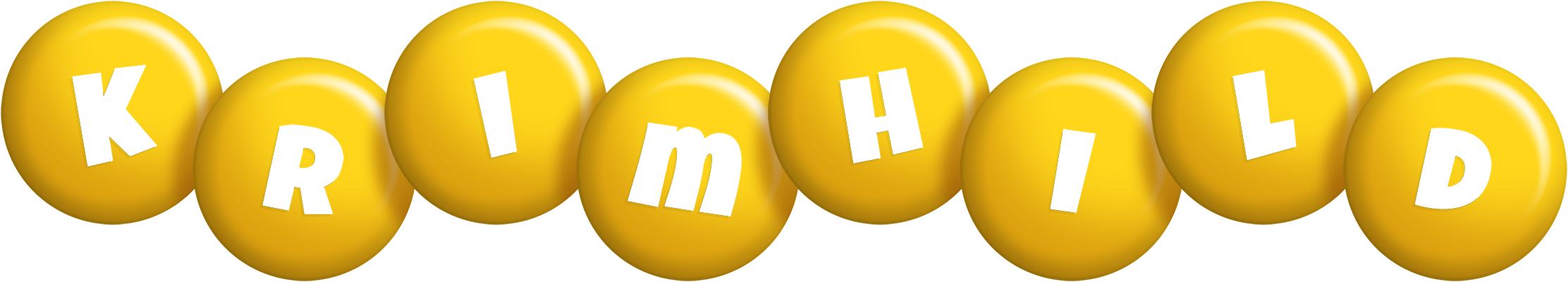 Krimhild candy-yellow logo