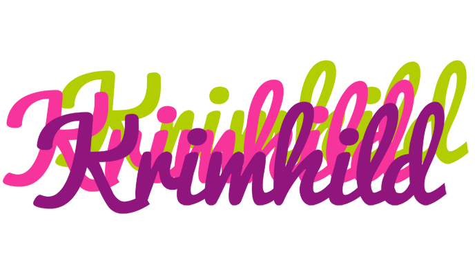 Krimhild flowers logo