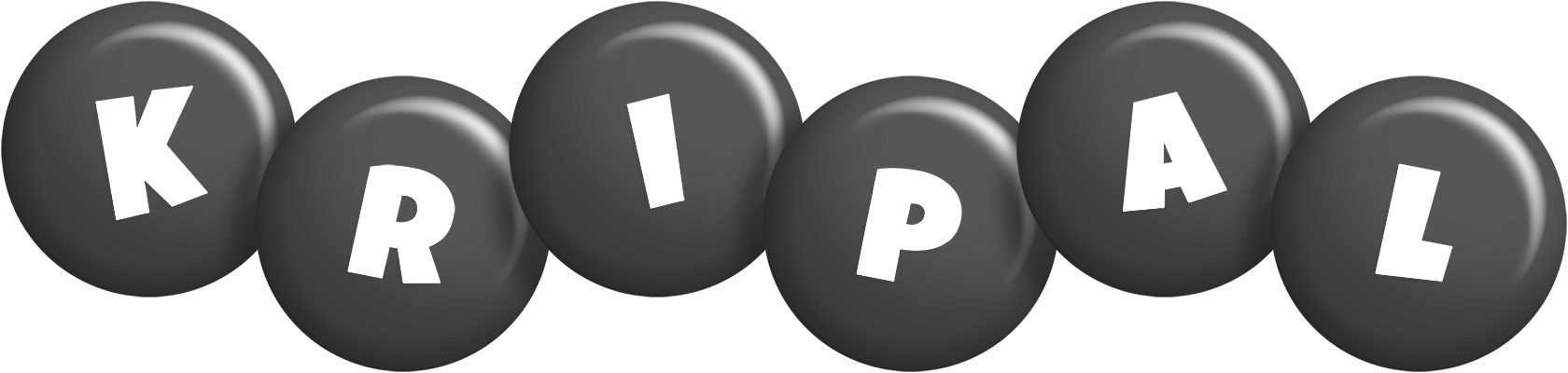 Kripal candy-black logo