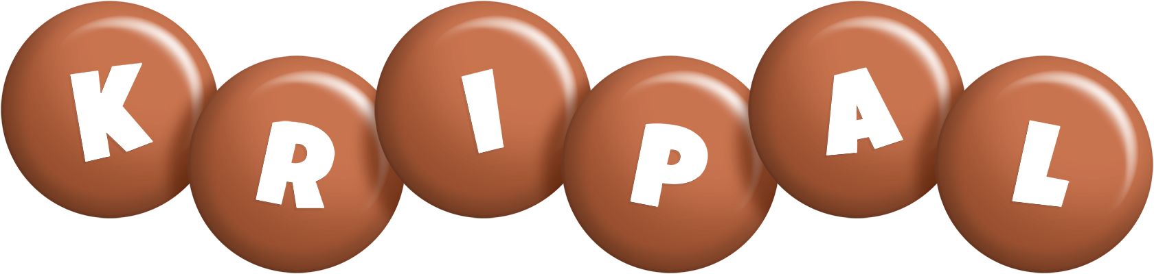 Kripal candy-brown logo