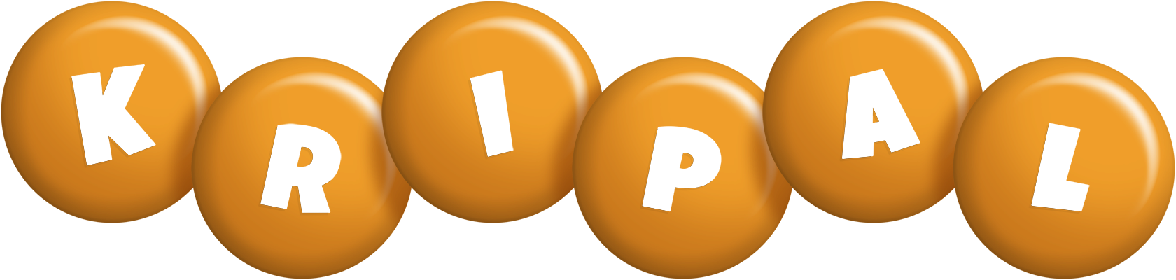 Kripal candy-orange logo
