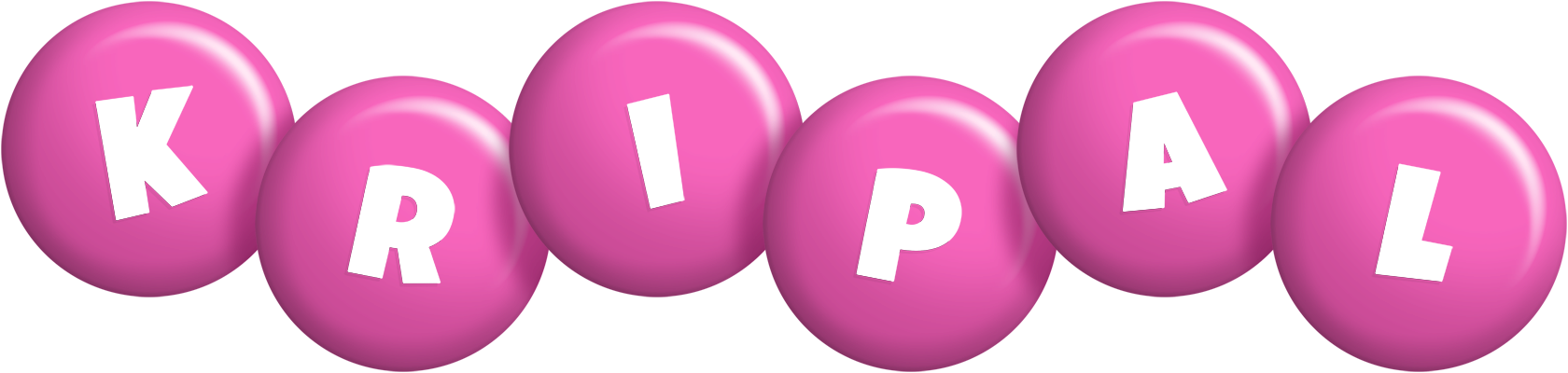 Kripal candy-pink logo