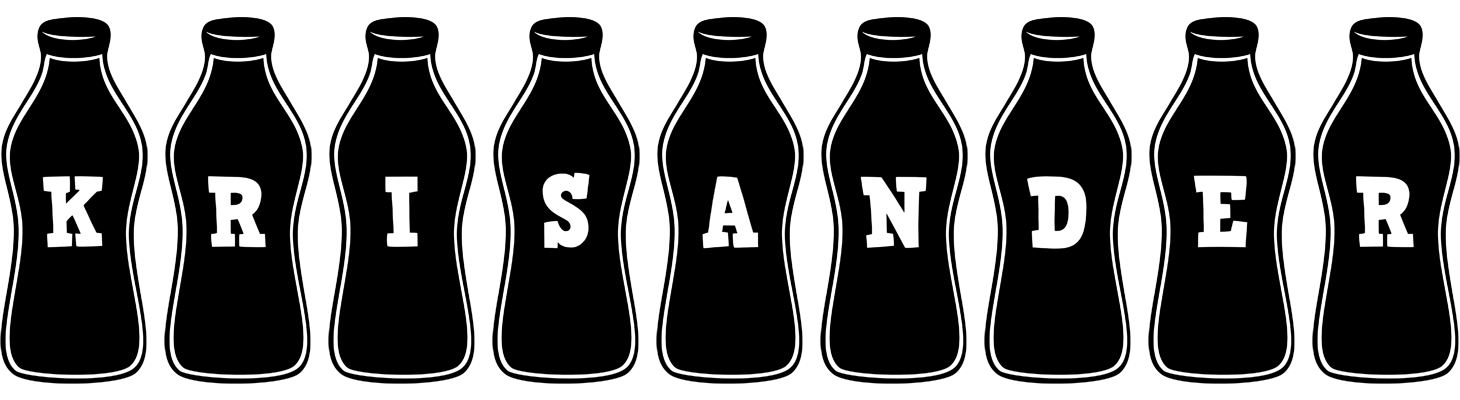 Krisander bottle logo