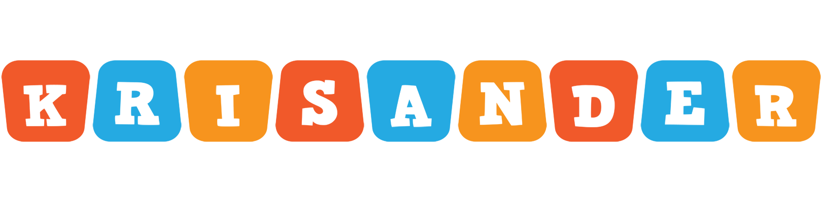 Krisander comics logo